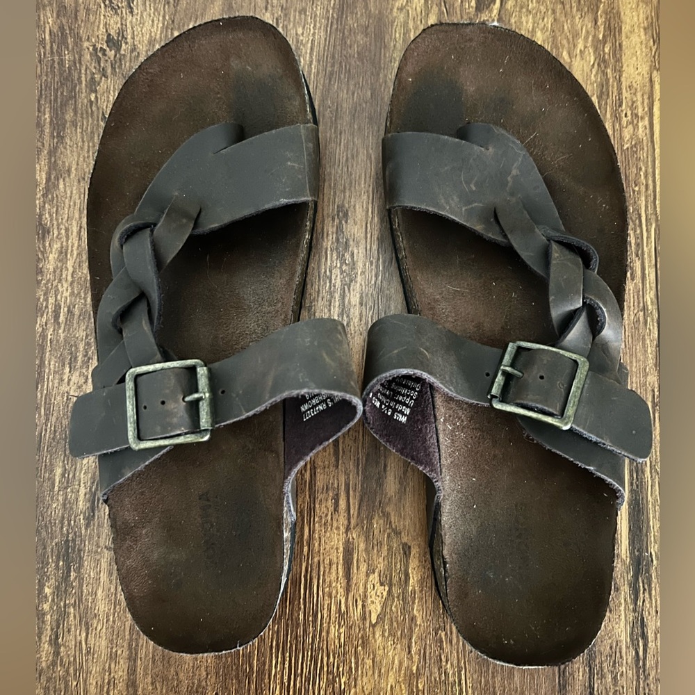 Sonoma Goods For Life Maurine Women's Leather Sandals 8.5